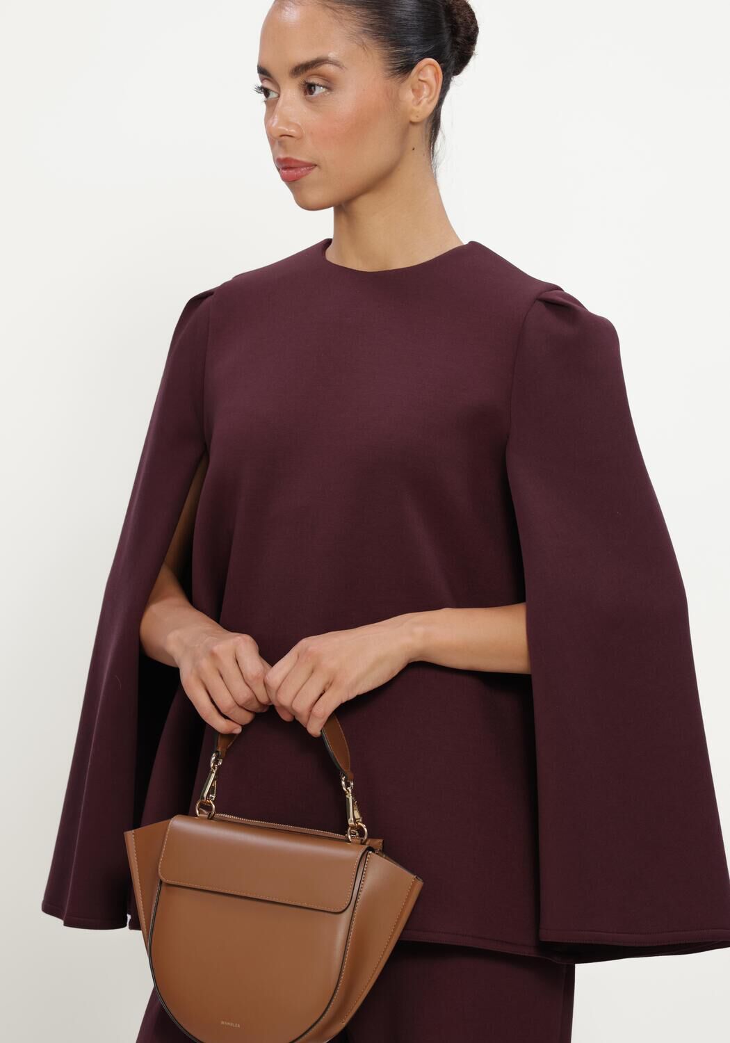 Bordeaux NATAN Top TOP MANCHES LONGUES - large