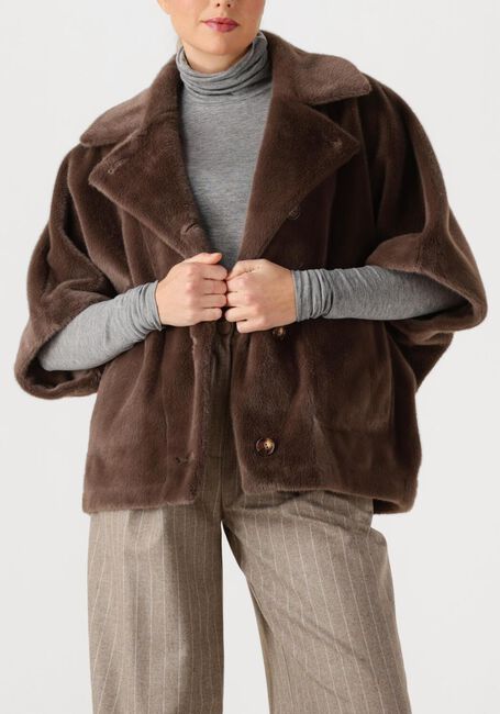 Bruine STUDIO AR Mantel AVY FAUX LACON - large