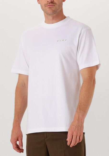 Witte OLAF HUSSEIN T-shirt LINED FACE TEE - large