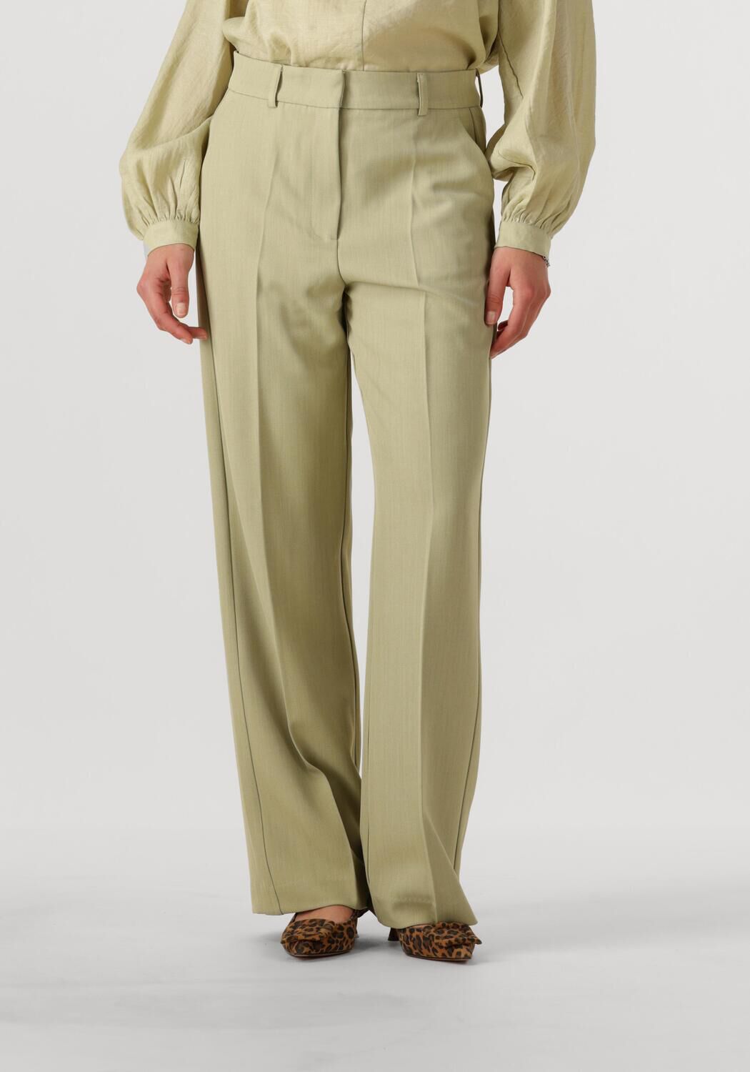 AAIKO Pantalon Dames Robin Pes 681, Maat: L, Kleur: Khaki