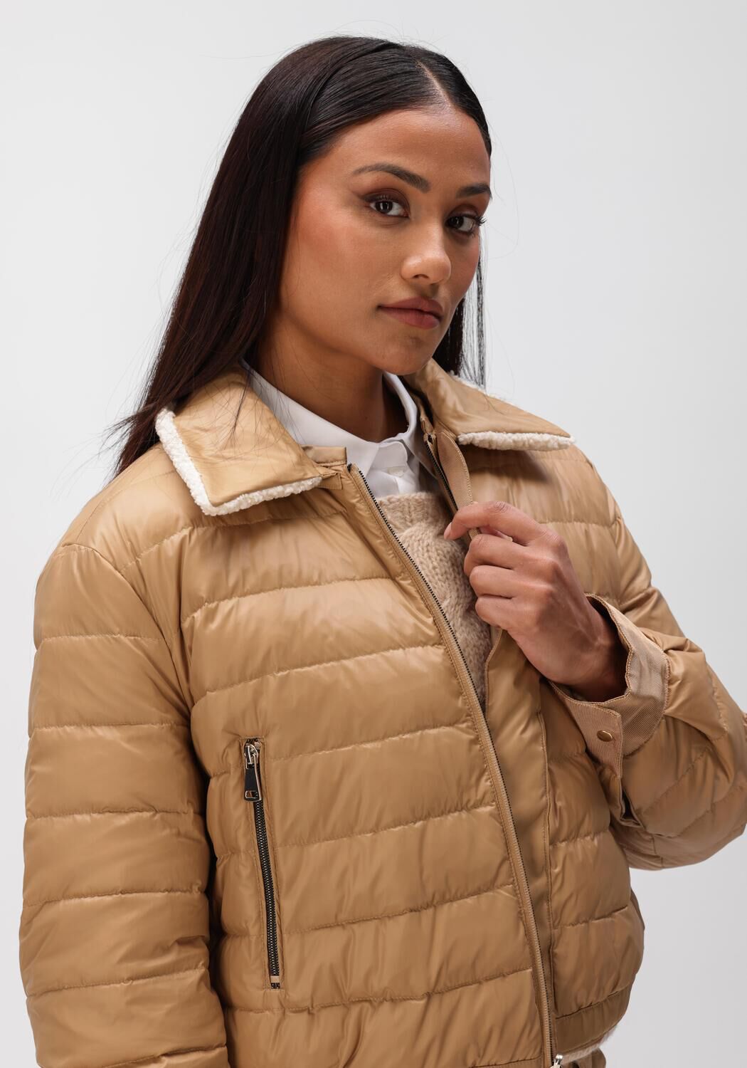 Camel LUISA CERANO Gewatteerde jas 438530/4186-16 - large