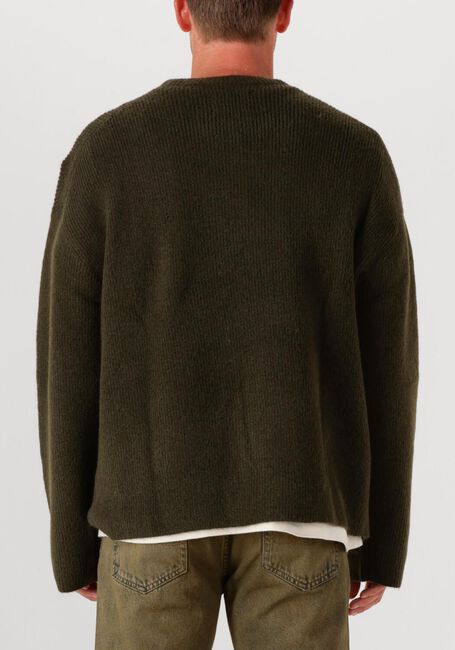 Olijf OLAF HUSSEIN Trui SIGNATURE KNITTED CREWNECK - large
