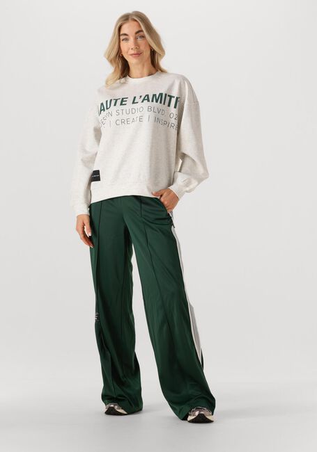 Lichtgrijze HAUTE L'AMITI&Eacute; Trui STUDIO LOGO SWEAT - large