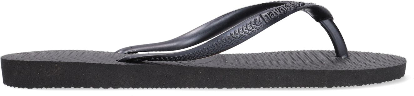 Havaianas Teenslippers Dames Slim Dames, Maat: 41/42, Materiaal: Rubber, Kleur: Zwart
