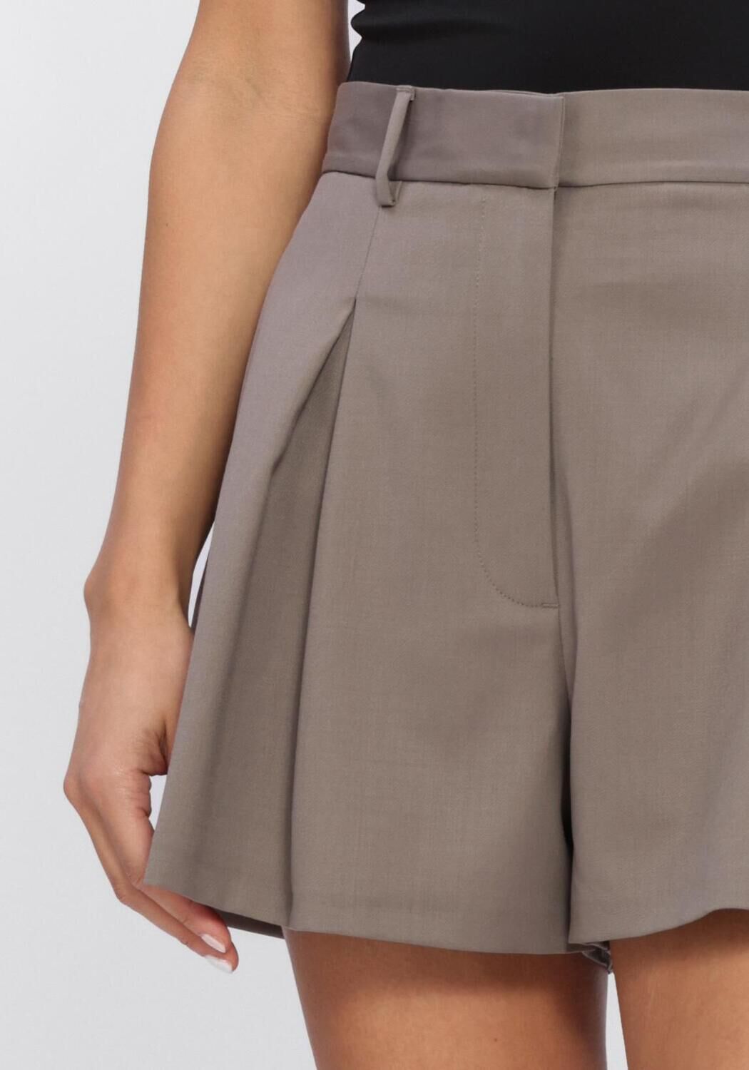 Taupe ROTATE Korte broek HIGHWAISTED SHORTS - large