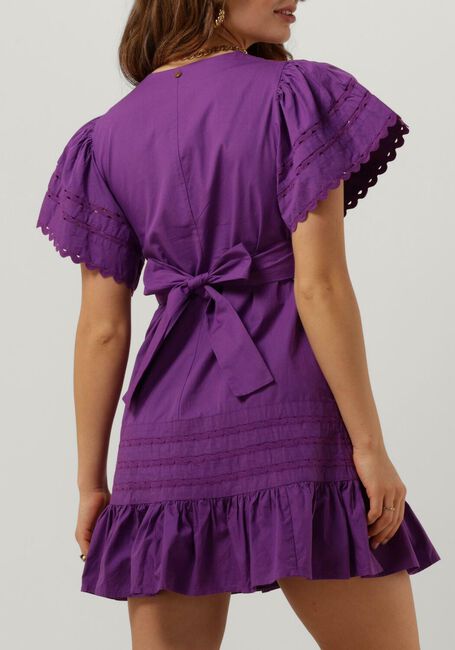 Paarse ANTIK BATIK Mini jurk RODA MINI DRESS - large