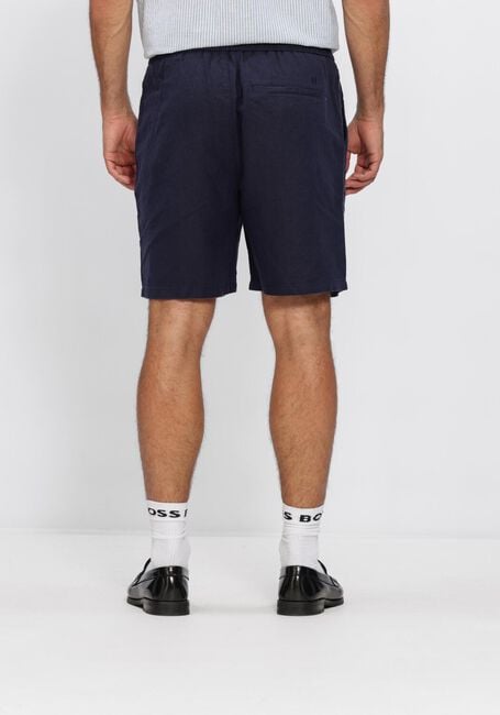 Donkerblauwe LES DEUX Korte broek OTTO LINEN SHORTS - large