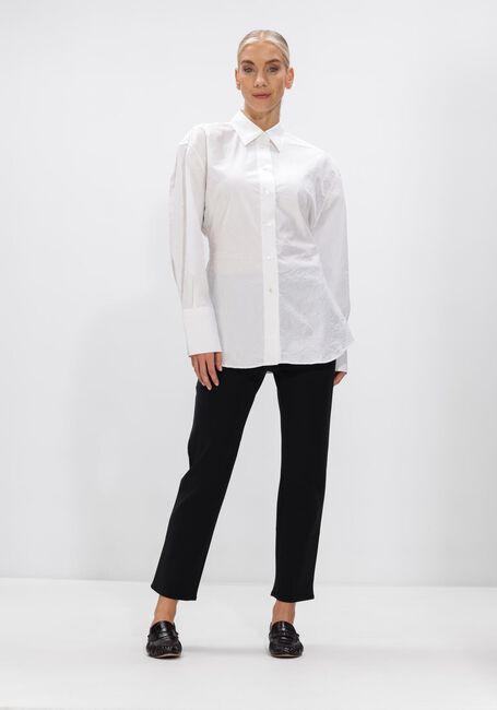 Zwarte ROHE Pantalon CIGARTTE SCUBA TROUSERS - large