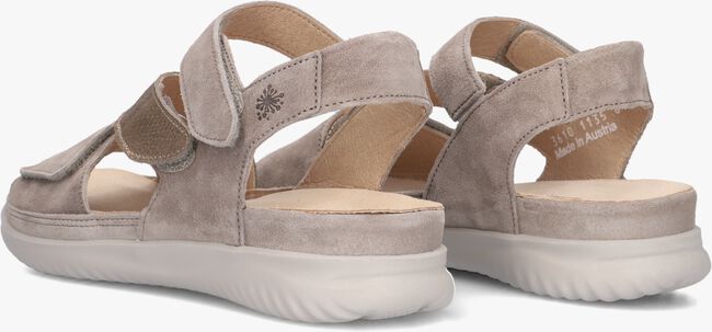 Hartjes Breeze - Damen Schuhe Sandalette Velours grau, Lässt sich durch zwei Klettverschlüsse Hartjes Breeze - Damen Schuhe Sandalette Velours grau, Lässt sich durch zwei Klettverschlüsse