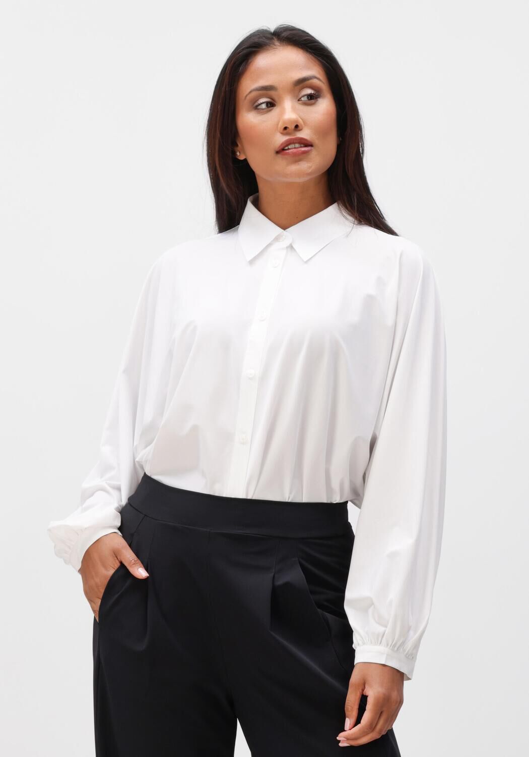 Japan Tky Blouse Dames Iwai, Maat: XL, Kleur: Wit afbeelding 1