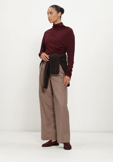 Bordeaux FILIPPA K Longsleeves TWISTED NECK TOP - large
