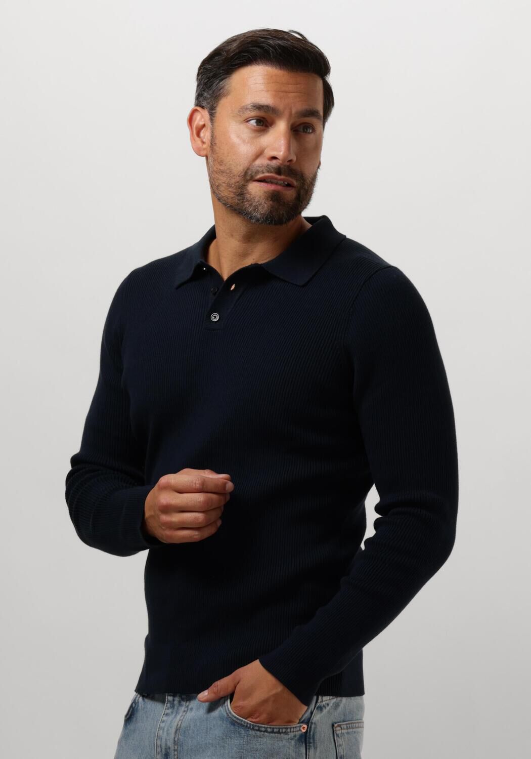 Drykorn Polo Heren Tesuan, Maat: XXL, Kleur: Donkerblauw