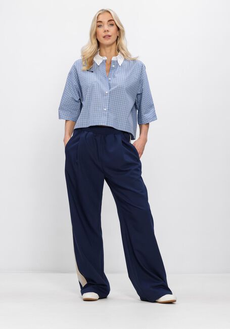 Donkerblauwe JOHNY Wijde broek AYO PANTS - large