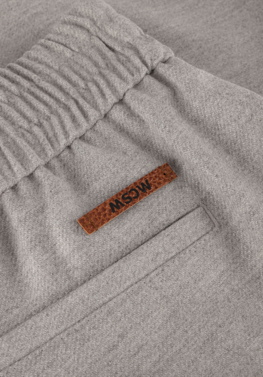 Lichtgrijze MOSCOW Wijde broek 92-02-SEMENTY - large