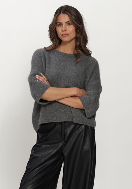 Antraciet KNIT-TED Tops & T-shirts HANS TOP - large