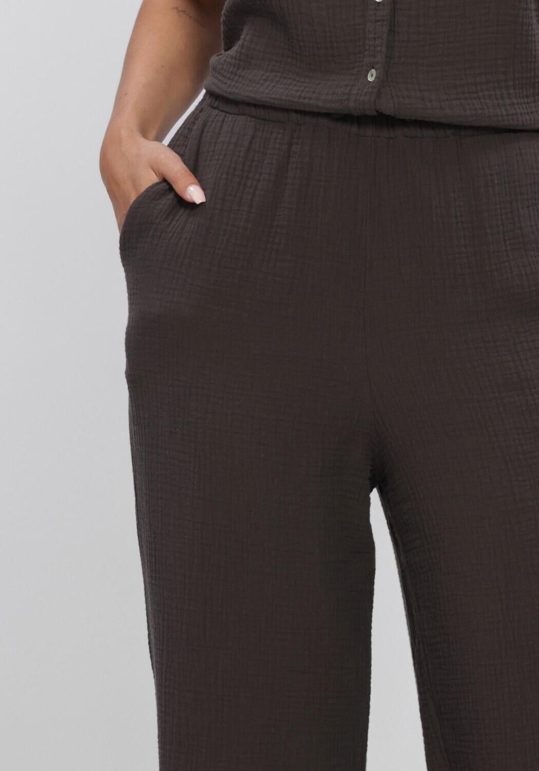 Zand PENN & INK Wijde broek TROUSERS - large
