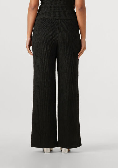 Zwarte AAIKO Wijde broek RAMONA STRUCTURE PES 564 - large