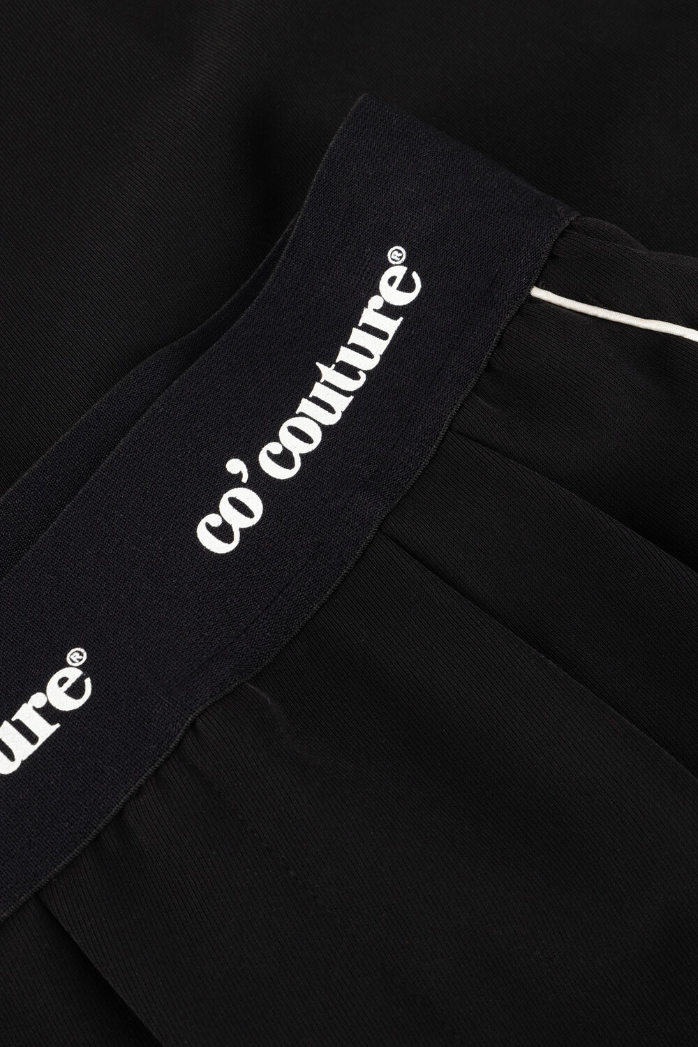 Zwarte CO'COUTURE Pantalon AMINACC LOGO PIPING LL PANT - large