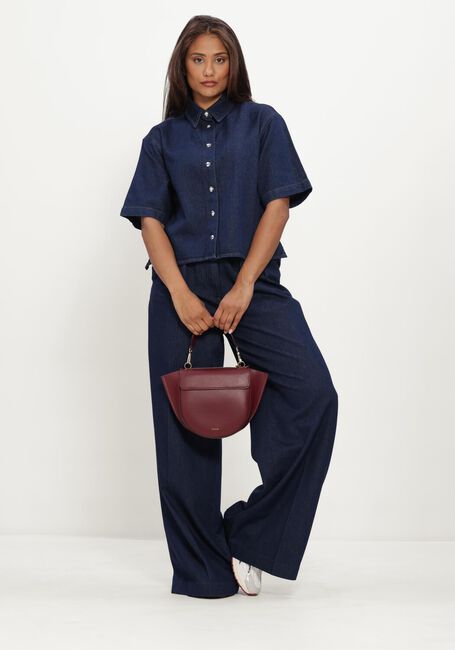 Donkerblauwe ANINE BING Wijde broek LOU TROUSER - large