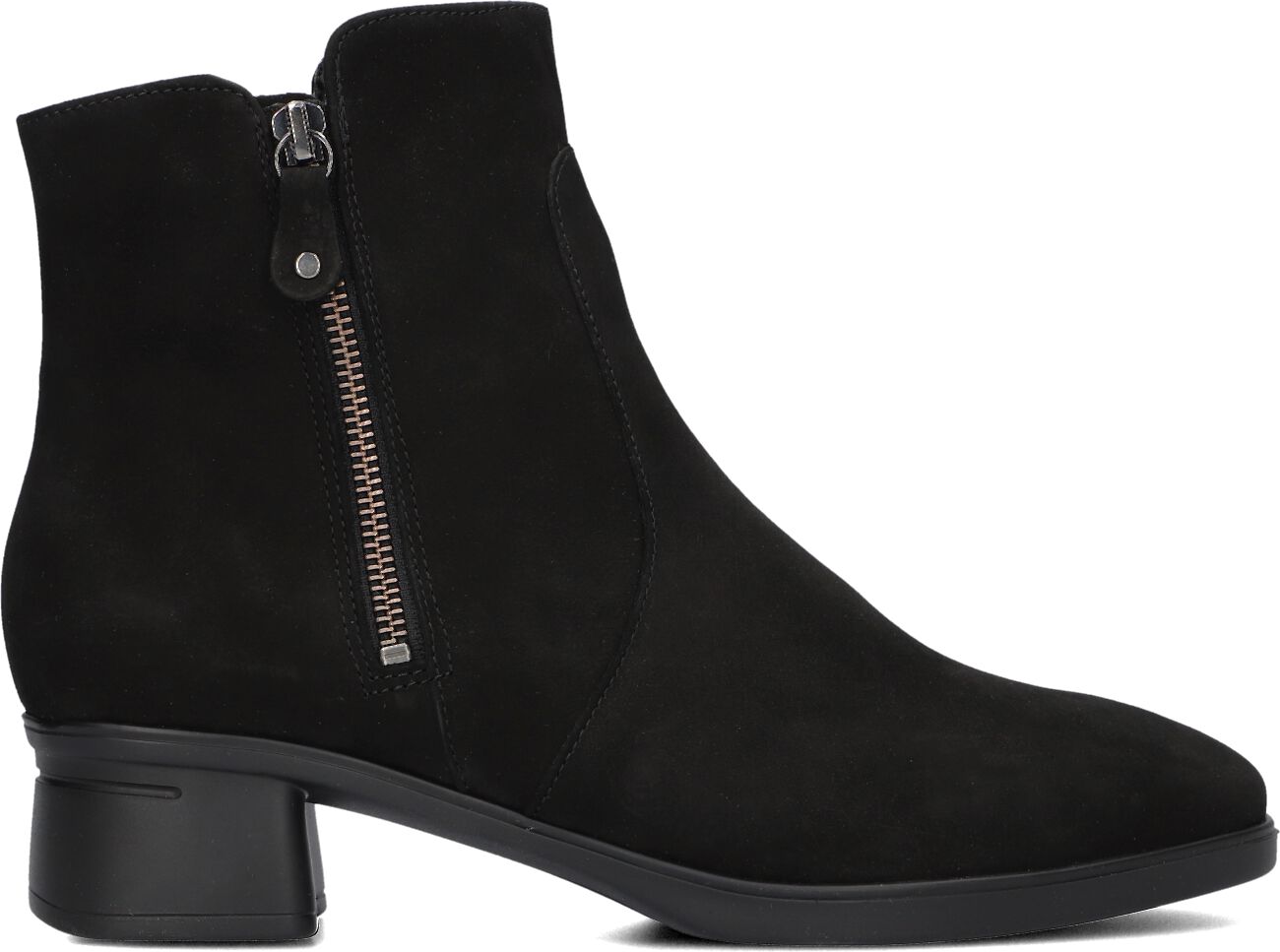 Hartjes Enkellaarsjes
Dames 172.1902, Maat: 43, Materiaal: Nubuck, Kleur: Zwart