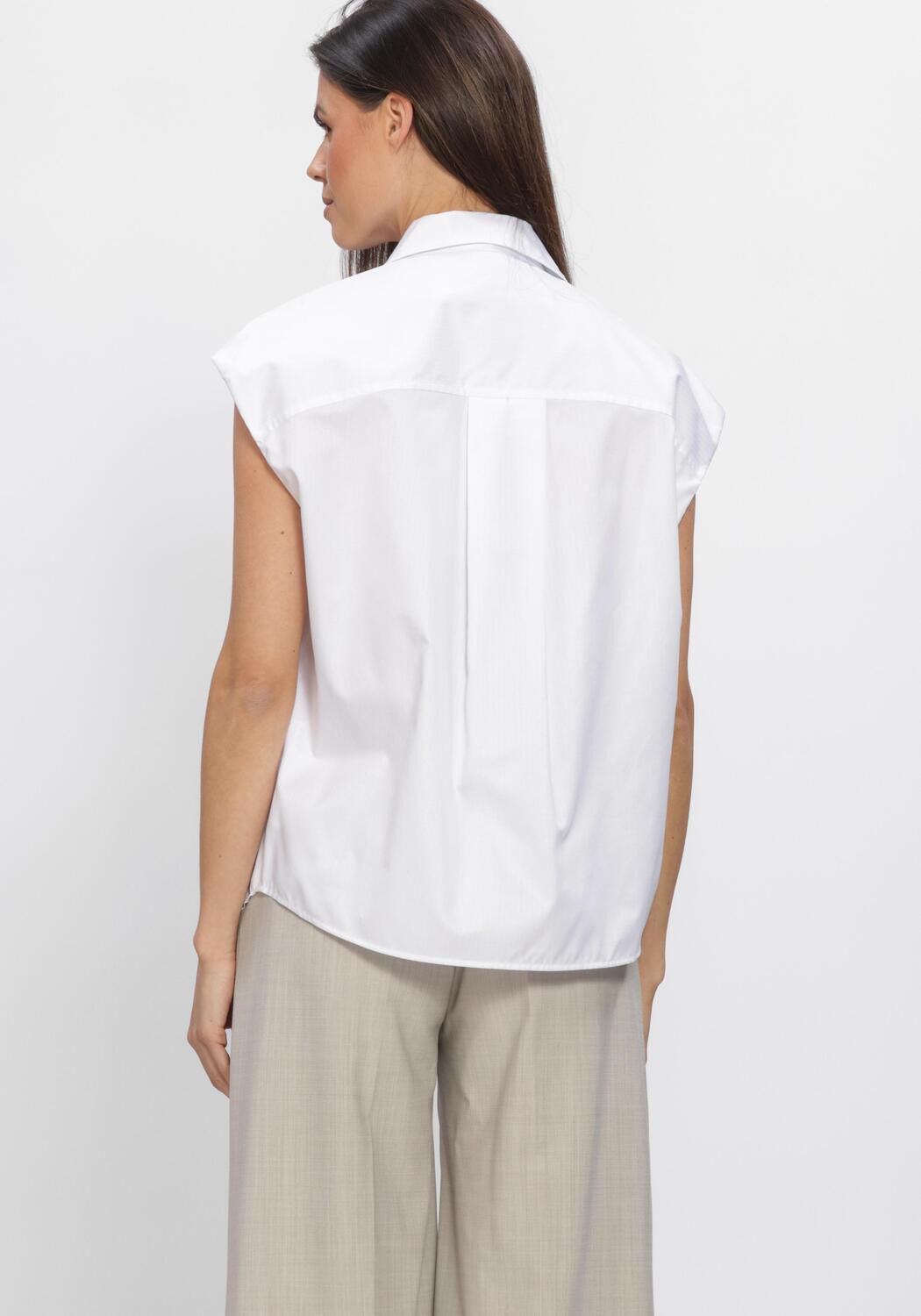 Witte MARGAUX LONNBERG Blouses SWANN CHEMISE - large