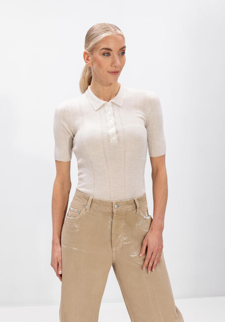 Beige HERSKIND Blouses CYENNA KNIT BLOUSE - large