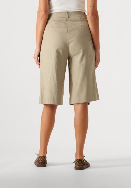 Groene GESTUZ Broeken GZIZZA LINEN MW SHORT - large