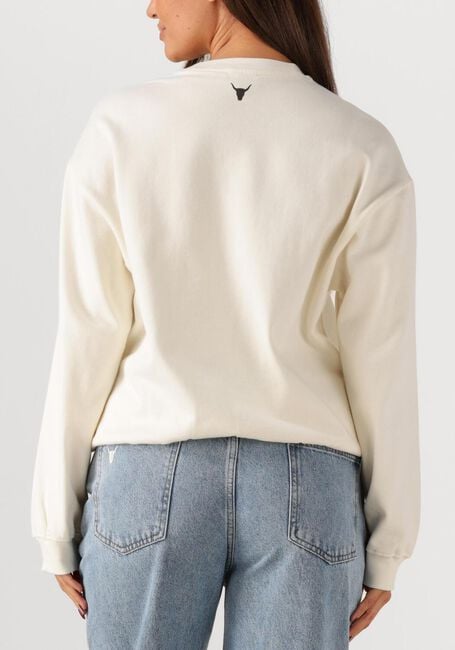 Creme ALIX THE LABEL Sweater LADIES KNITTED COLLAGE SWEATER - large