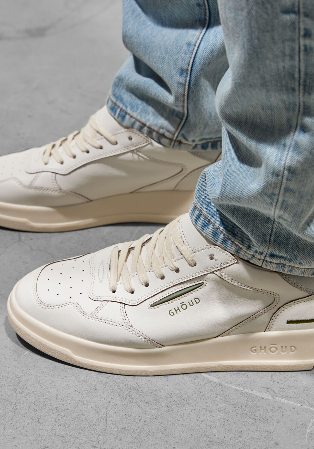 Witte GHOUD Lage sneakers TWEENER LOW D - large