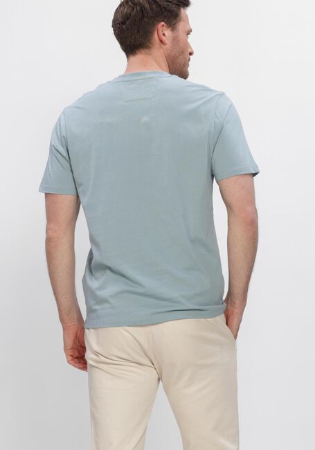 Blauwe CP COMPANY T-shirt 30/1 JERSEY SHORT SLEEVE LOGO PATCH T-SHIRT - large