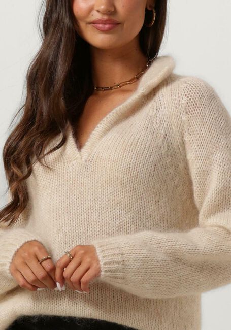 Ecru KNIT-TED Trui ESTHER - large