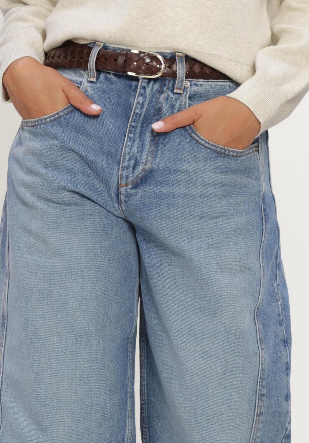 Lichtblauwe ISABEL MARANT Wijde broek ORIANE PANTS - large