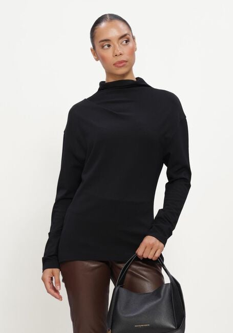 Zwarte FILIPPA K Longsleeves TWISTED NECK TOP - large
