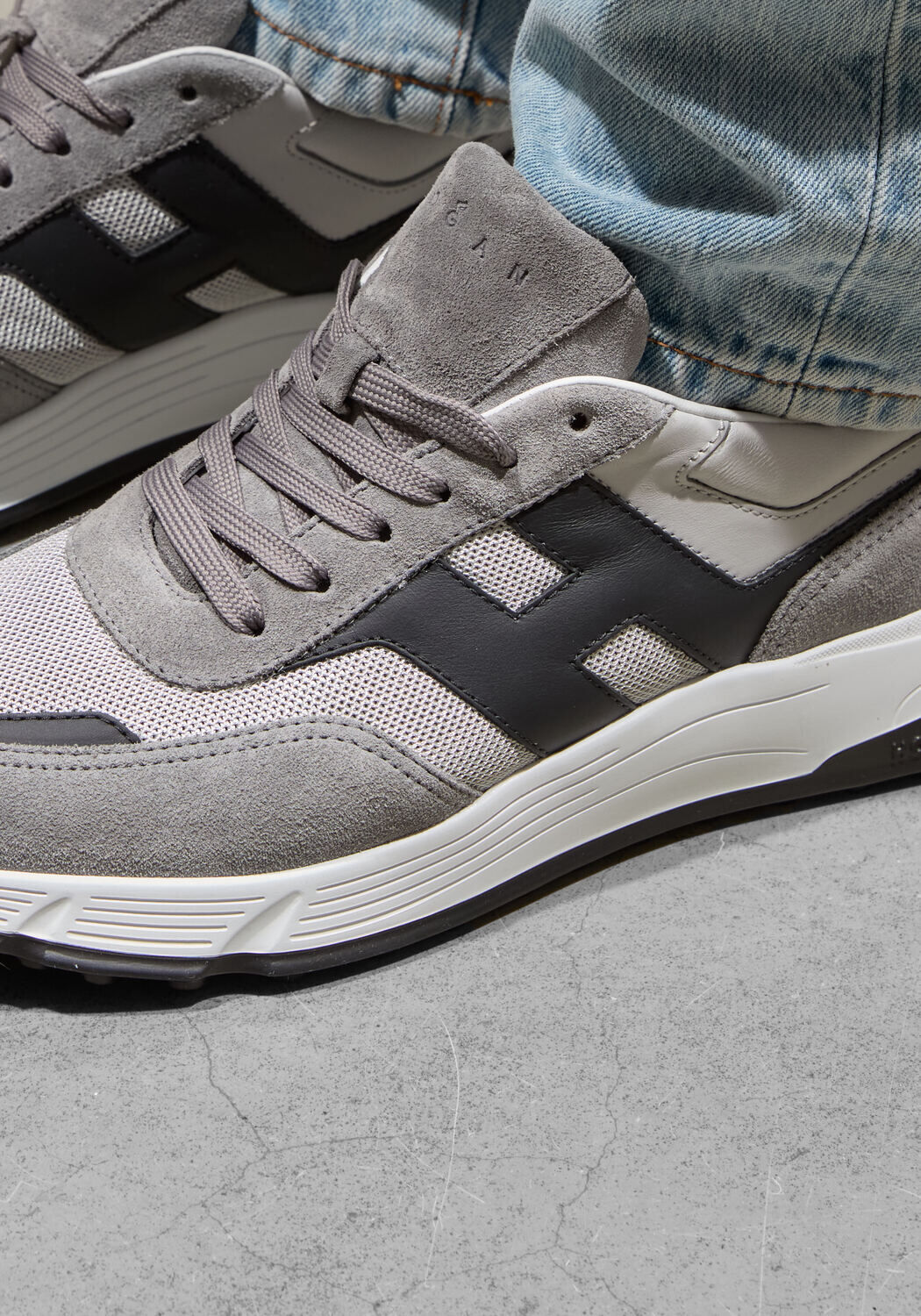 Grijze HOGAN Lage sneakers HYPERLIGHT ALLAC NUOVA - large