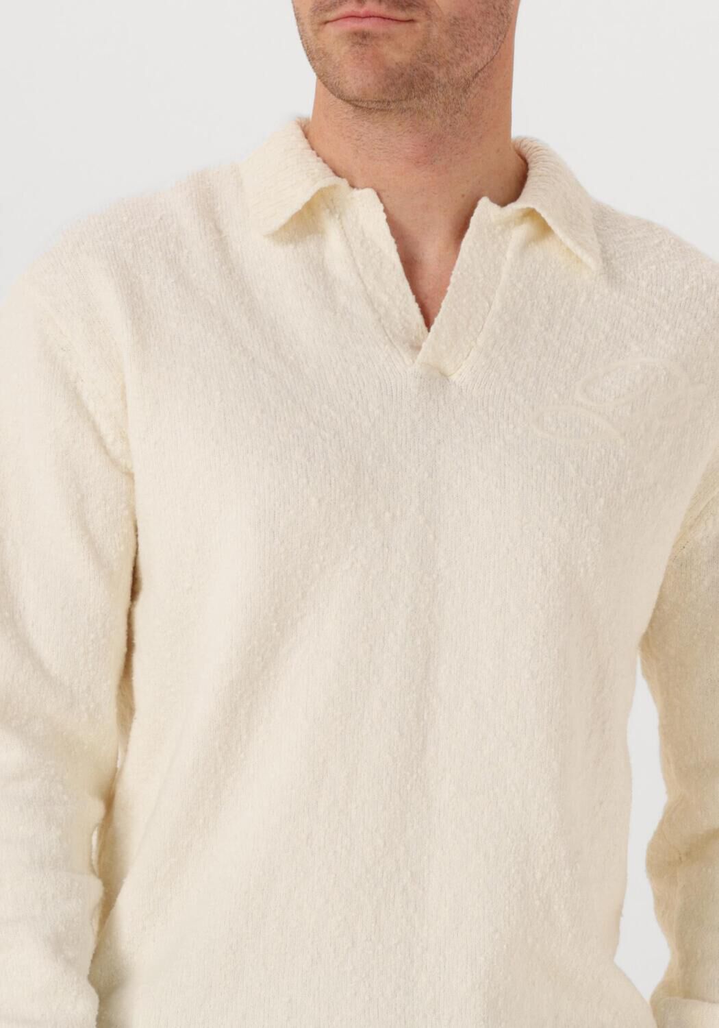 Ecru REPRESENT Polo KNITTED POLO - large