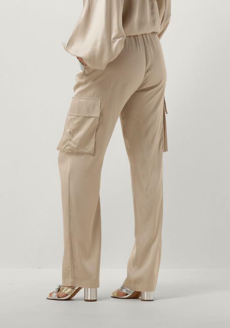 Beige RESORT FINEST Cargobroeken SATIN CARGO PANTS - large