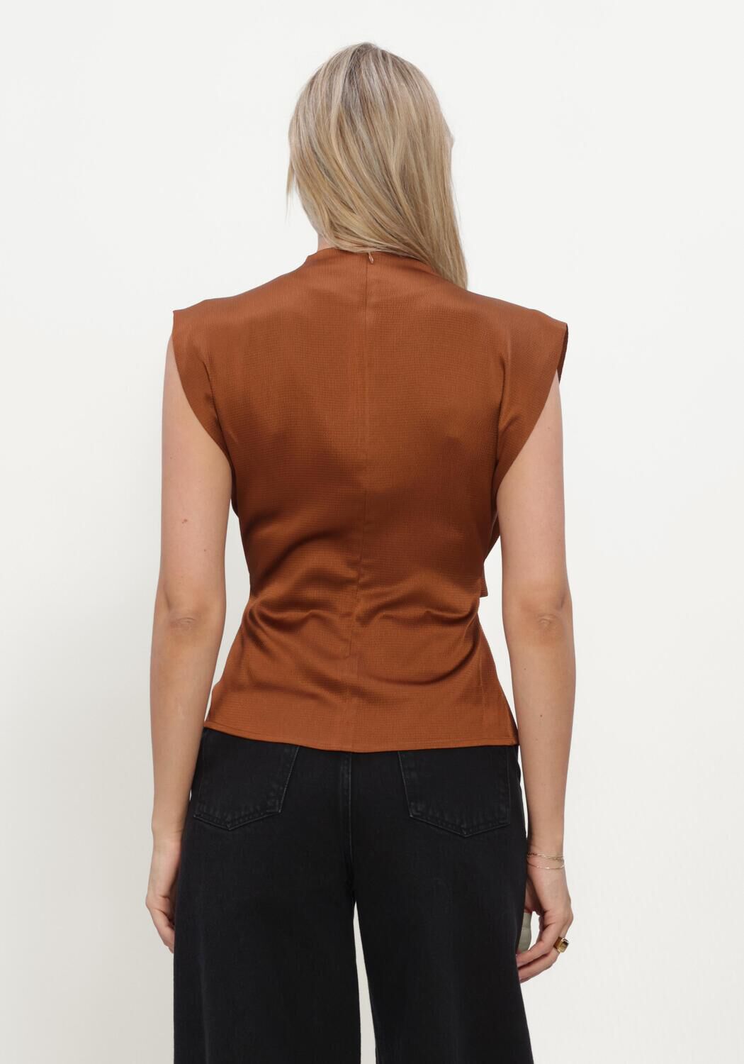 Bruine LINA LOCCHI Top LL-BARBARA - large