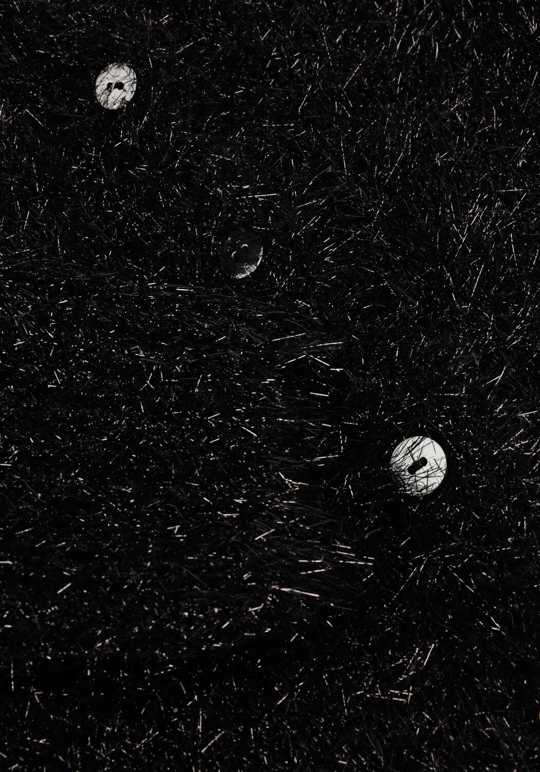 Zwarte KNIT-TED Vest LYNN CARDIGAN - large