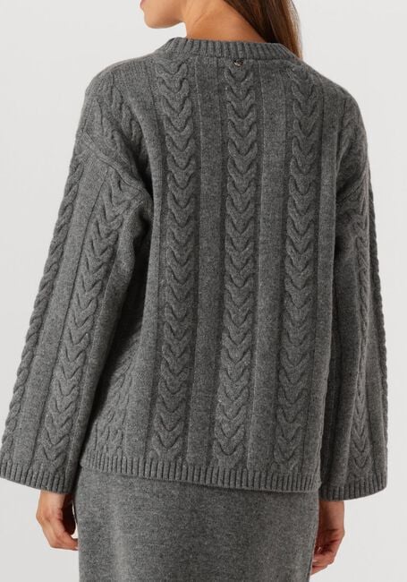 Grijze MOS MOSH Trui MMBRYNDIS CREWNECK KNIT - large