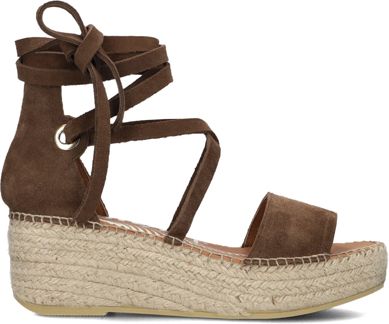 Viguera Sandalen met Hak Dames 2397, Maat: 38, Materiaal: Suède, Kleur: Bruin afbeelding