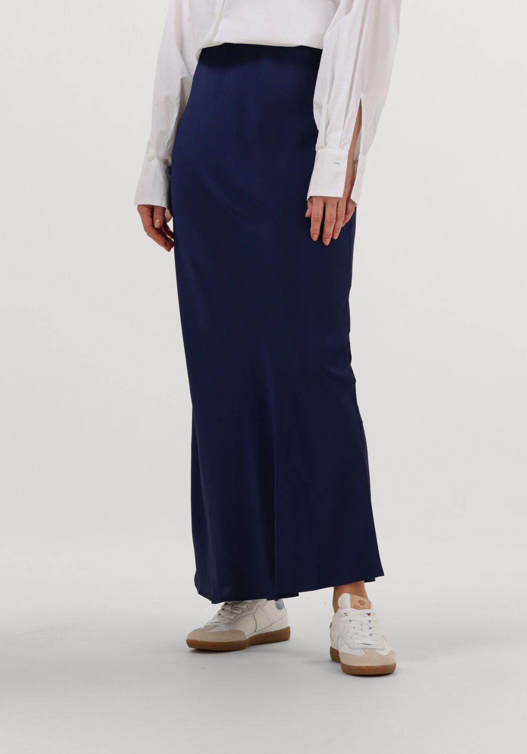 Bruuns Bazaar Maxirok Dames Joanelle Skirt, Maat: 34, Kleur: Donkerblauw afbeelding 1