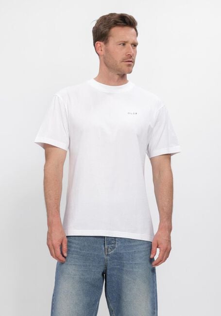 Witte OLAF HUSSEIN T-shirt FELTED WATERCREST TEES - large