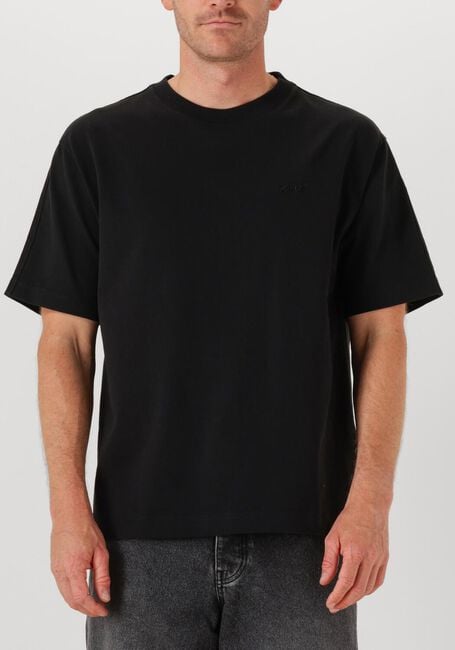 Zwarte OLAF HUSSEIN T-shirt SIGNATURE TEE - large