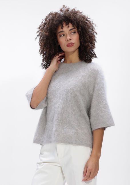 Grijze ABSOLUT CASHMERE Trui JENNA - large