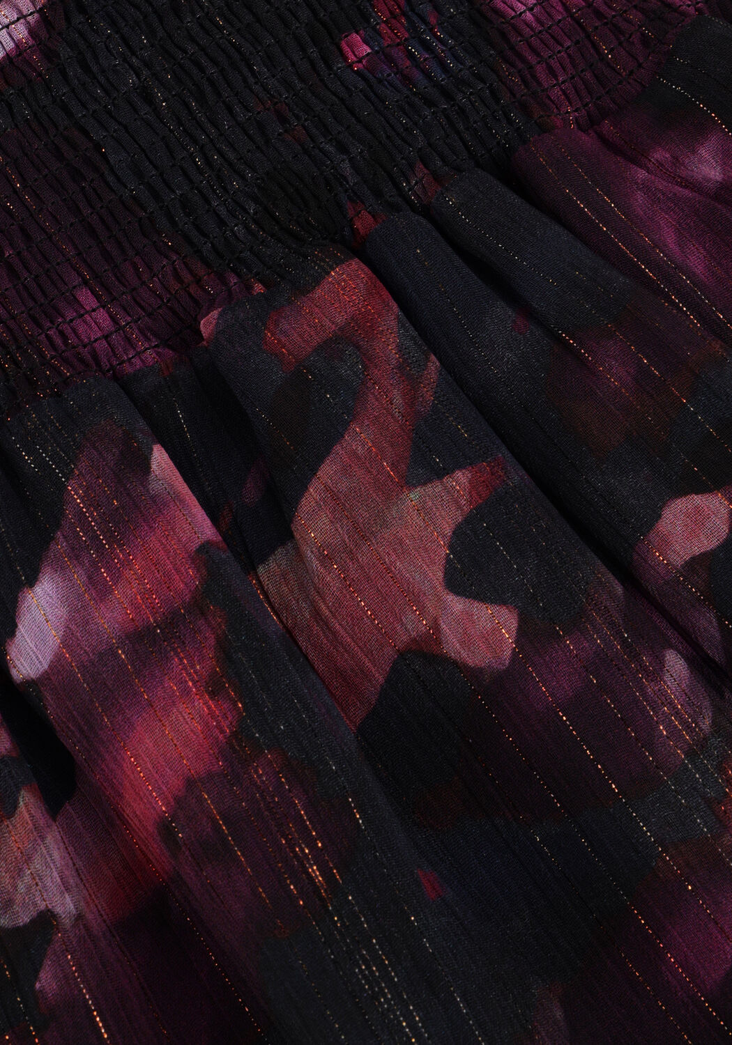 Roze AAIKO Mini jurk GABRY WINTER BLOOM - large