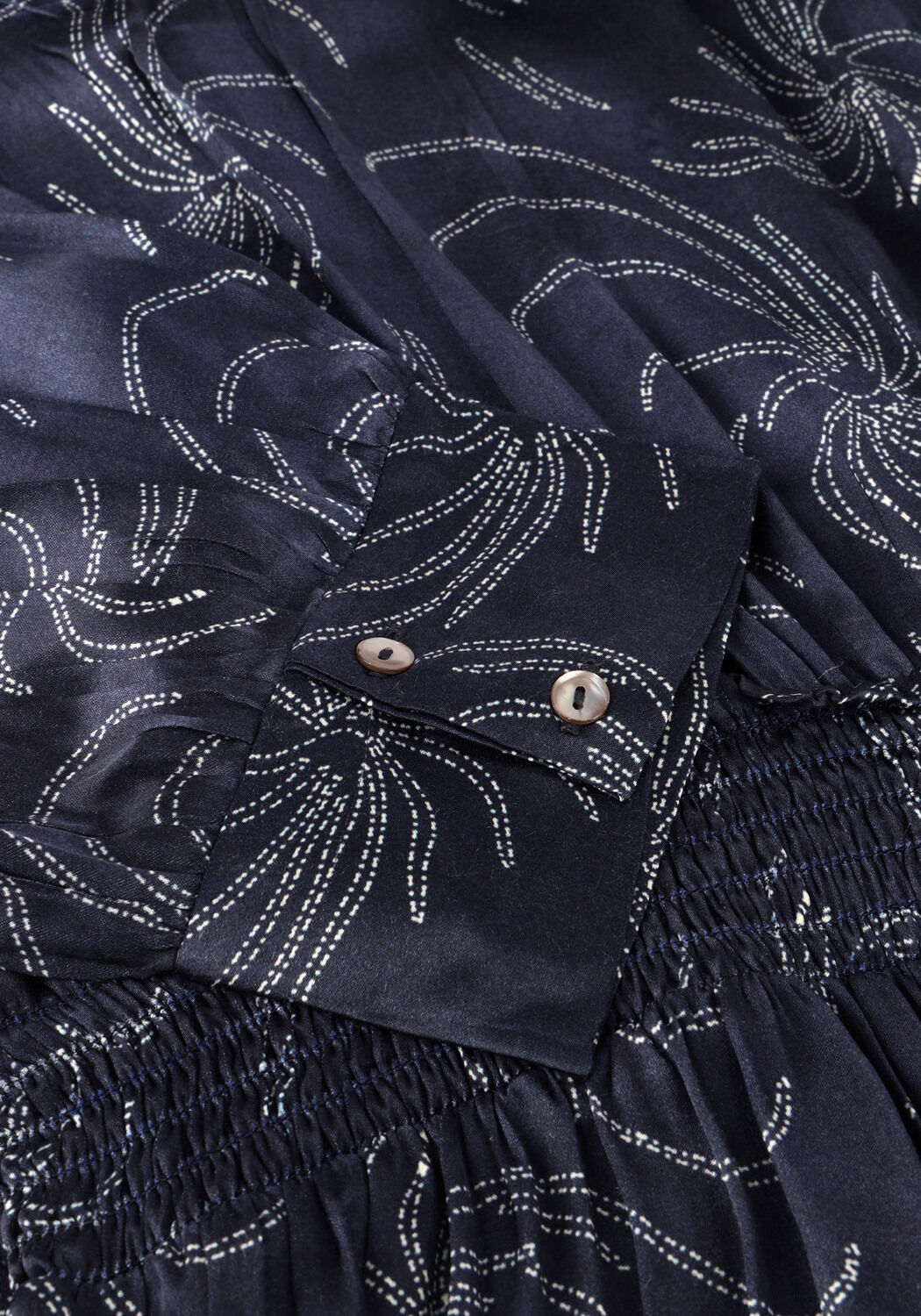 Donkerblauwe IBANA Maxi jurk DYANI - large