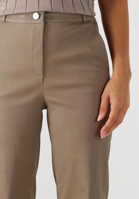 Taupe STUDIO AR Wijde broek MALEAH - large