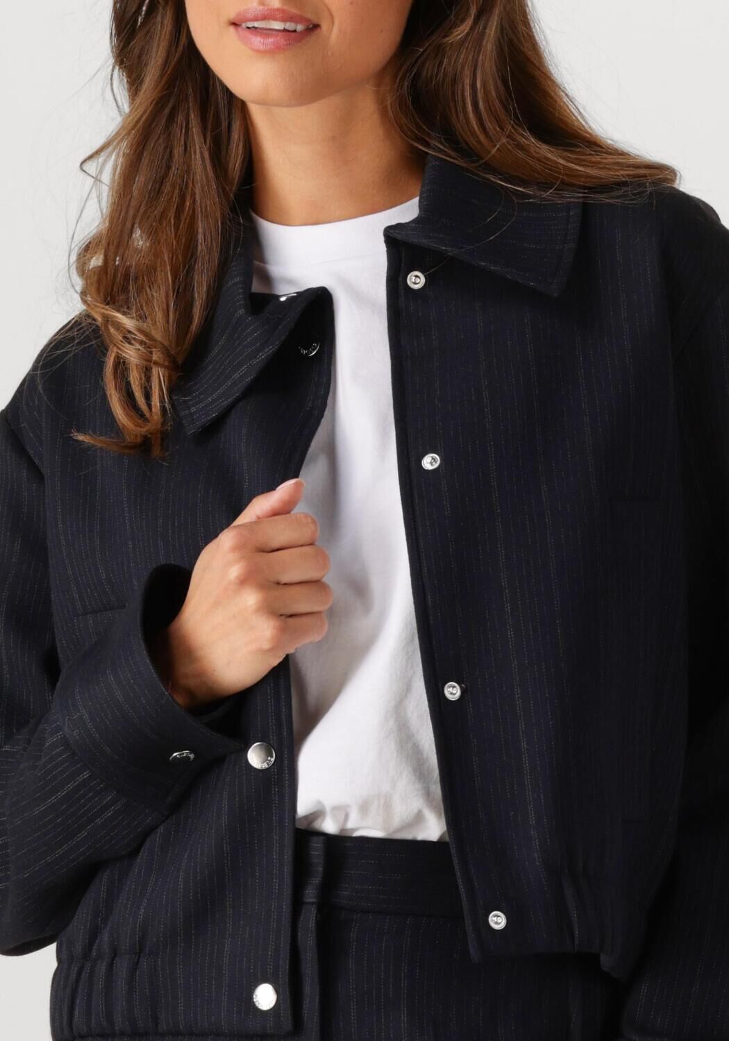 Donkerblauwe MARGAUX LONNBERG Blazer ANJA VESTE - large