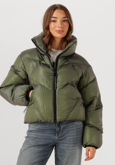 Groene KRAKATAU Gewatteerde jas QW531 - large