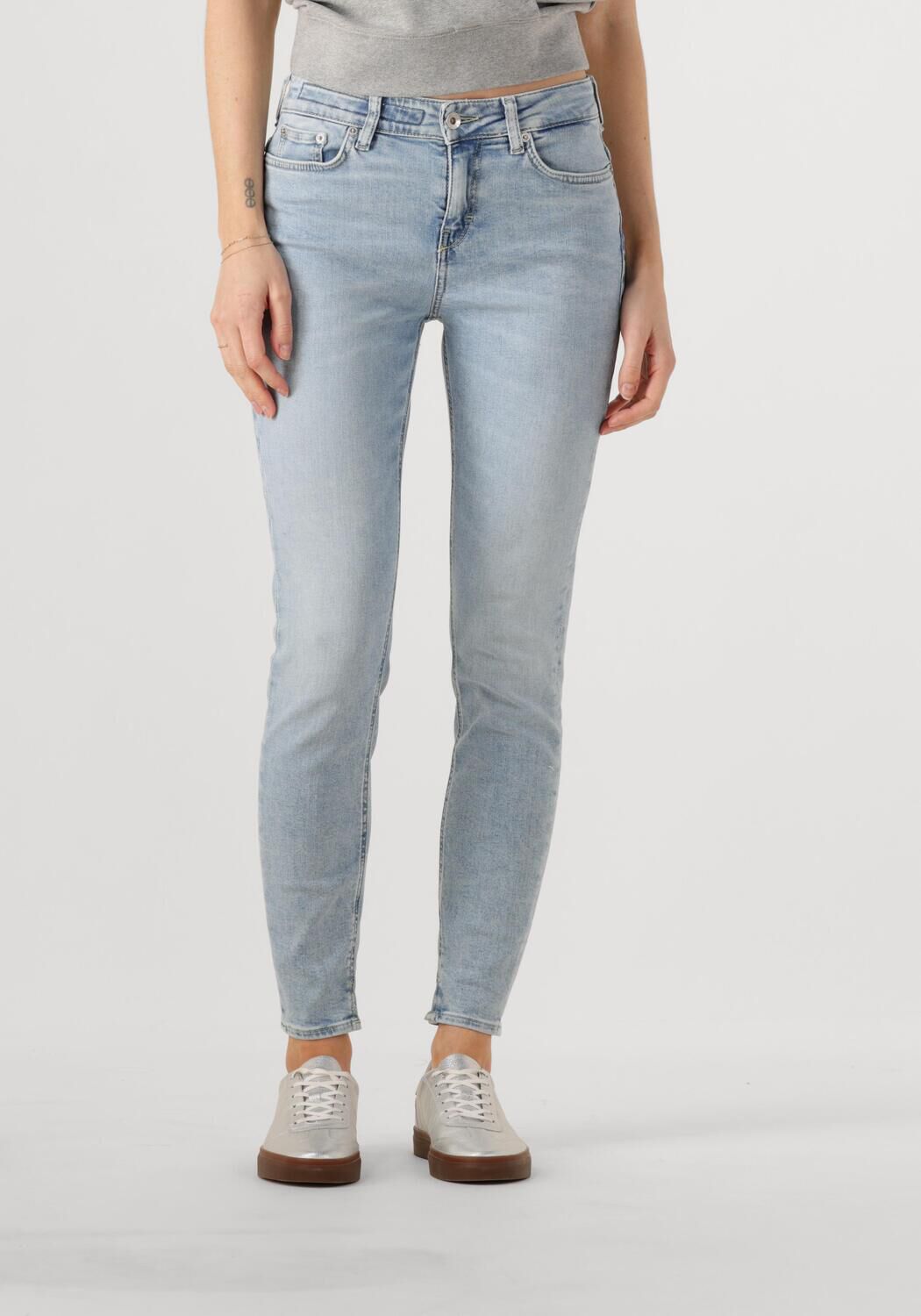 Drykorn Slim Fit Jeans Dames Need, Maat: 29/34, Kleur: Lichtblauw afbeelding 1